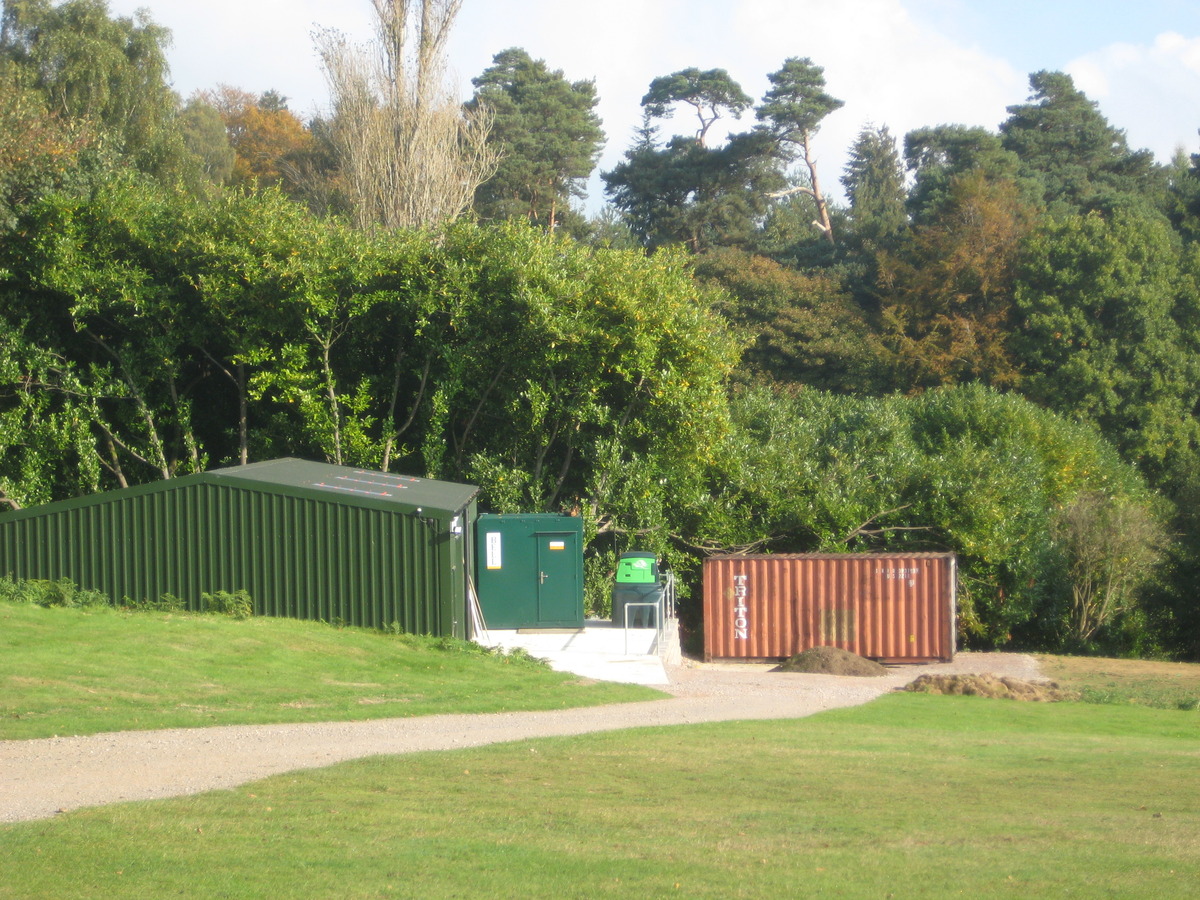 new Golf Cub shed, on 23rd October